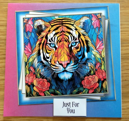 Gorgeous Stained Glass Animals Multi Topper Kit by Helen Gomm