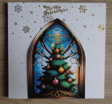 Christmas Stained Glass by Helen Gomm