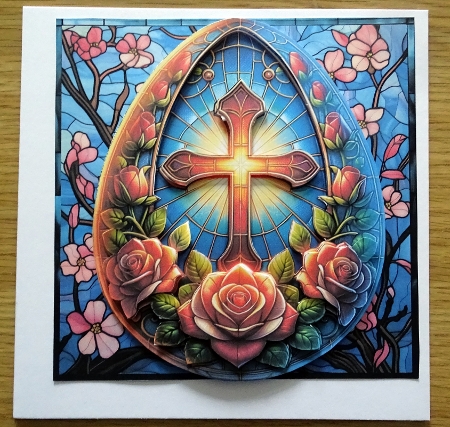 Stained Glass Easter 1 by Helen Gomm