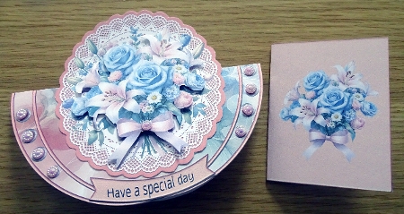 Floral rocker card 1 by Helen Gomm