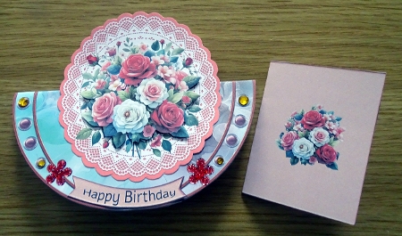 Floral rocker card 2 by Helen Gomm