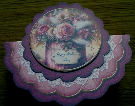 Mothers Day Tub 01 - Scalloped Rocker Card - Mini Kit by Helen Gomm