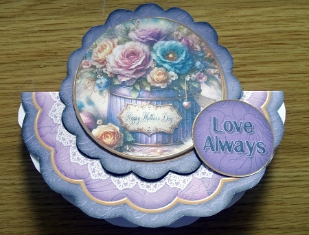 Mothers Day Tub 02 - Scalloped Rocker Card - Mini Kit by Helen Gomm