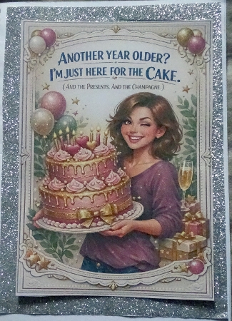 DD GOLDEN FEMALE BIRTHDAY A4 38 by Helen Gomm