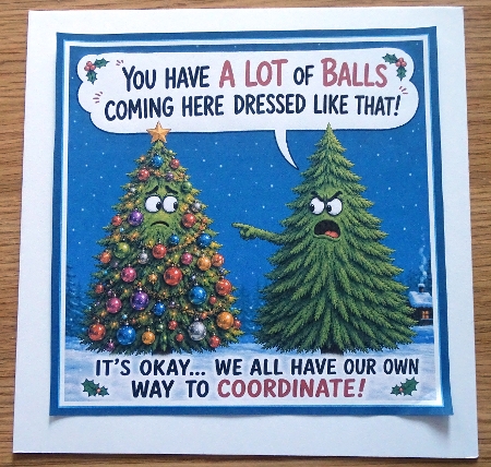 Oh Christmas Tree 7x7 Card Front Kit by Helen Gomm