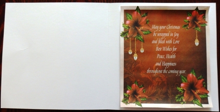 Festive Insert With Verse 1 by Helen Gomm