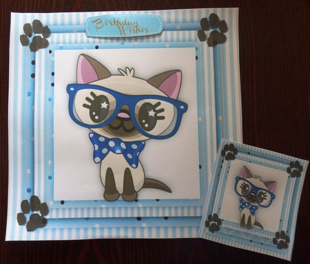 Very Interlectual Kitty, by Helen Gomm