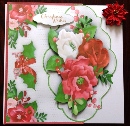 Over the Edge  Festive Christmas Flowers  by Helen Gomm