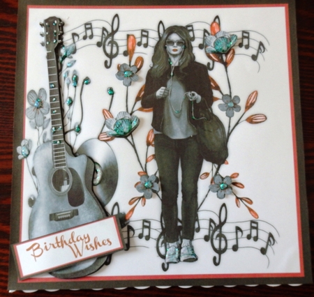 Modern Music Girl  by Helen Gomm
