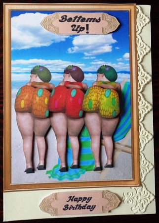 Beach Babes - Bottoms Up! by Helen Gomm