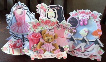 Little Ballerina Mini Rocker Card Kit by Helen Gomm