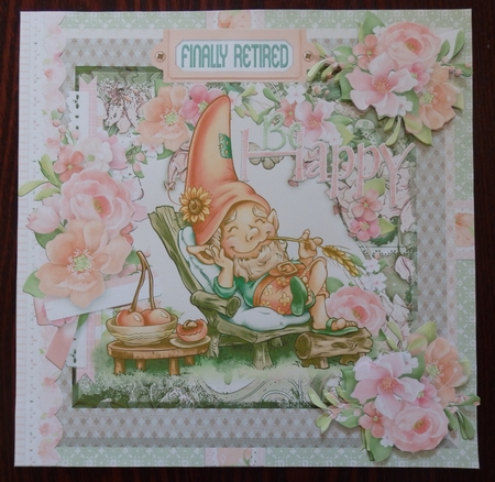 Be Happy card front by Helen Gomm