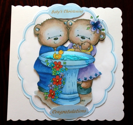 Babys Christening Day  by Helen Gomm