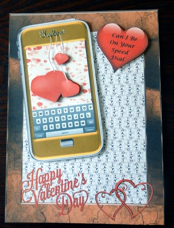 Valentines Phone - Male by Helen Gomm