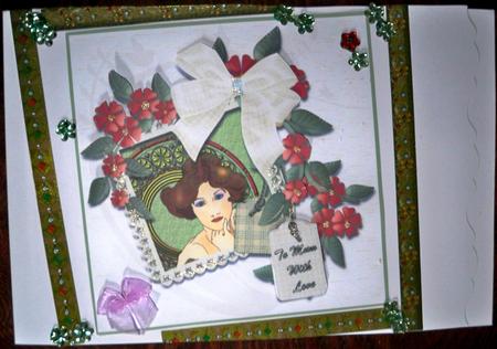 Art Nouveau with Lace by Helen Gomm