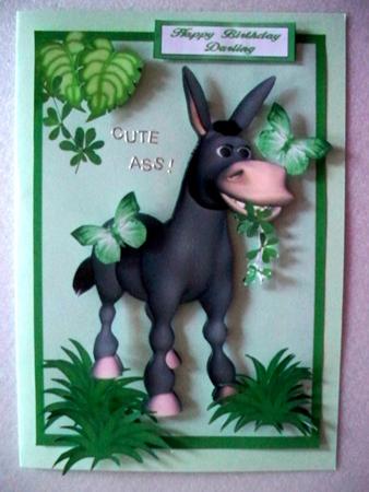 Cute Ass! Cheeky Little Donkey by Helen Gomm