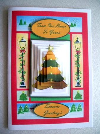Sparkling Christmas Tree by Helen Gomm