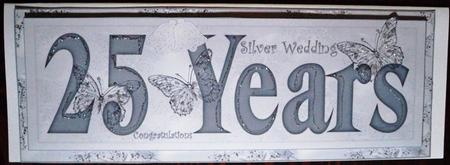 Silver Wedding Dl by Helen Gomm