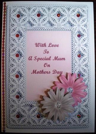 Lace & Flowers - Mothers Day by Helen Gomm