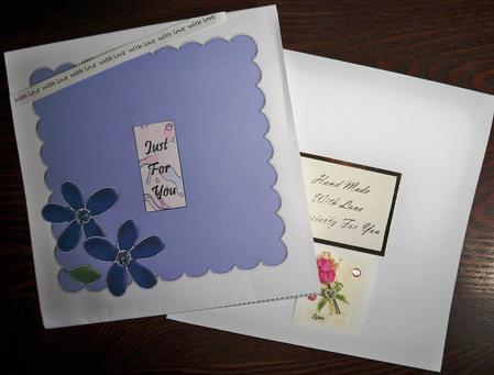 Elegant Floral 8 x 8 Envelope Kit by Helen Gomm