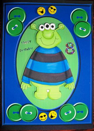 Button Monster by Helen Gomm