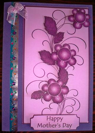 Flowers and Swirls Decoupage 1 by Helen Gomm