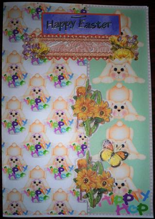 Hippity Hop Border Sheet by Helen Gomm