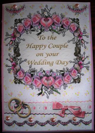 To the Happy Couple Wedding Quick Card by Helen Gomm