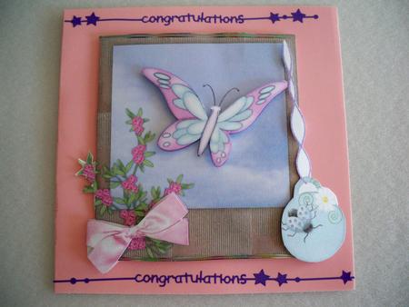 2 Beautiful Butterfly Step by Step, Decoupage Topppers by Helen Gomm