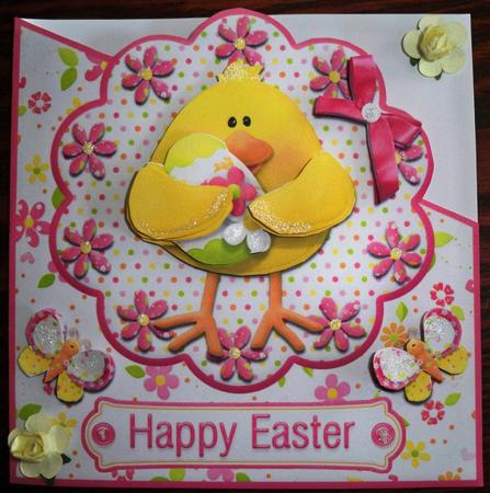 Egg-specially Cute Chick Easter Over the Edge by Helen Gomm