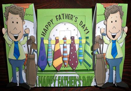 Male Fathers Day Decoupage Stepper Kit by Helen Gomm