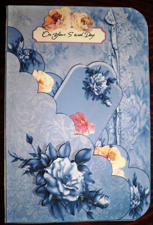 Blue Rose Pocket by Helen Gomm
