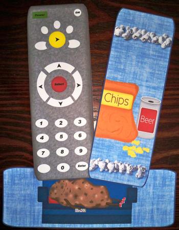 Couch Potato Bookmarks by Helen Gomm