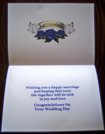 Just Married Insert by Helen Gomm