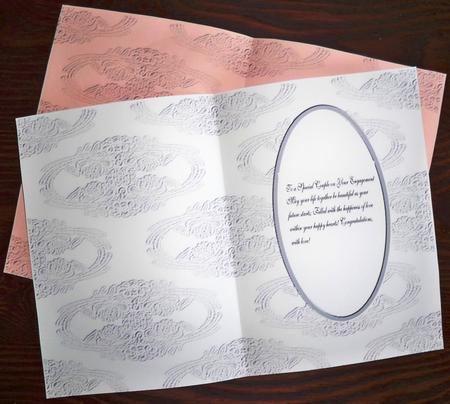 Engagement Insert with Verse by Helen Gomm