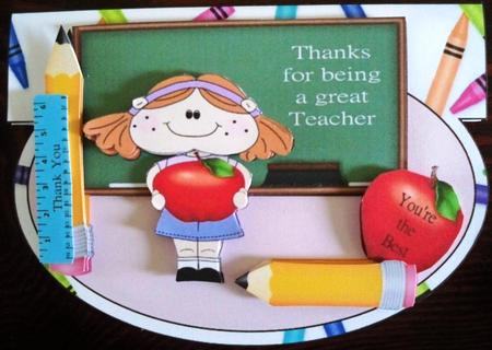 Teacher Thanks Wobble/rocker by Helen Gomm