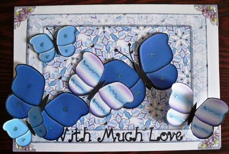 Framed Butterflies. by Helen Gomm