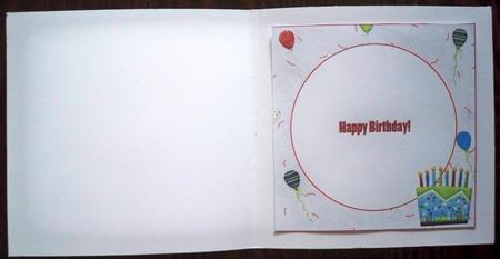 Male Birthday 8x8 Insert by Helen Gomm