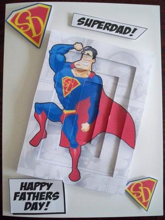 Superdad! Inverted Pyramid. by Helen Gomm