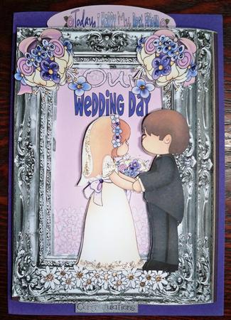 Inside Out Card Wedding the Cutest Card by Helen Gomm