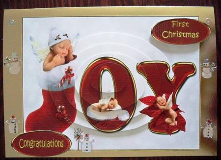The Christmas Baby Oval Pyramid by Helen Gomm