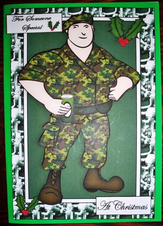 Christmas Army Geezer by Helen Gomm