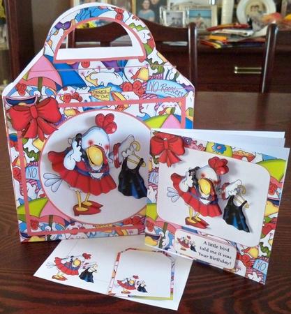 Chick It! Giftbox/card Kit by Helen Gomm