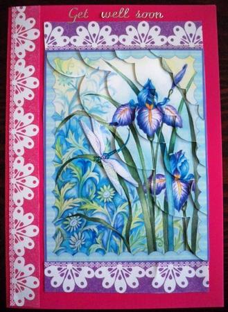 Half-floral Ribbons Set 1 by Helen Gomm