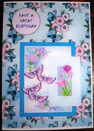 Fresh Spring Bouquet Backing Paper 3 by Helen Gomm