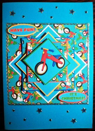 Kiddies Motorcycle by Helen Gomm