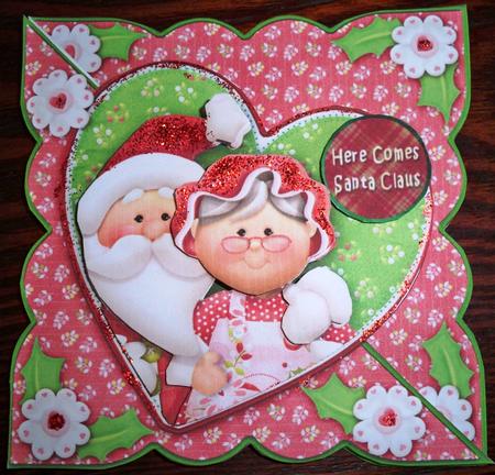 Mr & Mrs Santa All in One Over the Edge by Helen Gomm