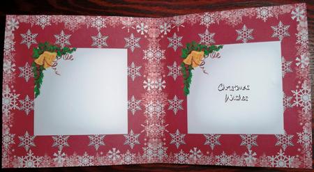 Square Xmas Insert 1 by Helen Gomm
