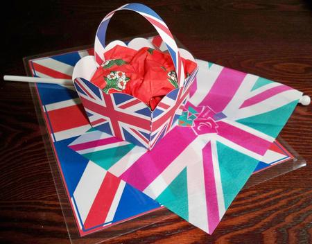 Treat Basket - Rule Britannia by Helen Gomm