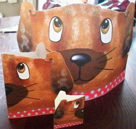 Dog Card/hat by Helen Gomm